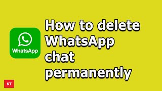 How to delete WhatsApp chat permanently From Google Drive and phone [upl. by Cyprio410]