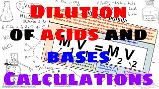 Dilution of Acids and Bases Calculations  Explained [upl. by Doubler]