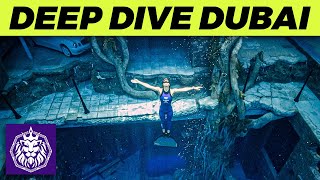 The Worlds Deepest Pool Deep Dive Dubai [upl. by Capps]