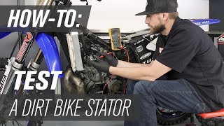 How To Test a Dirt Bike Stator [upl. by Ahsakat]