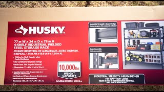 How To Easily Assemble Husky Shelving [upl. by Natehc]