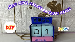 DIY Paper Desk Calendar 🗓 Easy amp step by step Tutorial [upl. by Nraa]