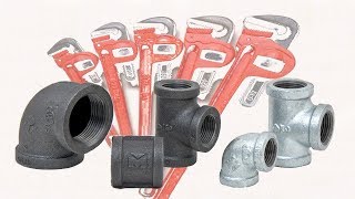 Properly Sealing Black Iron Pipe With Fittings [upl. by Yenaj]