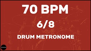 68  Drum Metronome Loop  70 BPM [upl. by Conall]