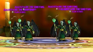 Wizard101 4 SHADOW MALISTAIRES 1 BATTLE [upl. by Eimac]