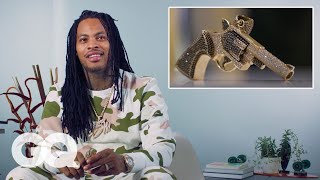 Waka Flocka Flame Shows Off His Insane Jewelry Collection  GQ [upl. by Joyan]