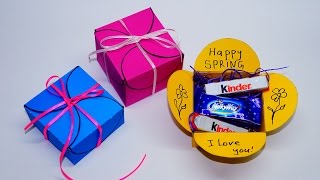 DIY Surprise Gift Card  Easy Cards to Surprise on Valentines Day  Fun Paper Crafts to make [upl. by Ajoop]