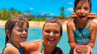 VLOG DE FÉRIAS COM PRAIA PISCINA E DIVERSÃO  JÉSSICA GODAR LAURINHA E HELENA [upl. by Pine]