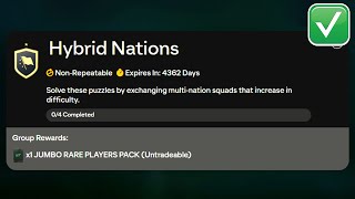 EAFC 24 HYBRID NATIONS SBC SOLUTION ADVANCED SBC SOLUTIONS [upl. by Atsocal]