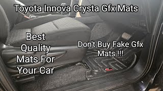 GFX For Toyota Innova Crysta  Best Floor Mats For Car 2024 [upl. by Jarib]