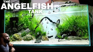 The Angelfish Aquarium EPIC NO co2 4ft Aquascape Tutorial Full Guide [upl. by Christalle475]