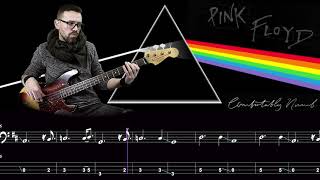 Comfortably Numb  Bass Cover Score and Tab [upl. by Easton569]