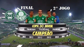 Coritiba 1 x 1 Palmeiras  Copa do Brasil 2012  Gols2ª FinalDia 11072012 [upl. by Doownyl58]