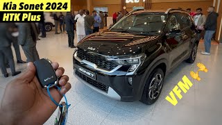 Kia Sonet HTK Plus 2024 Detailed review  On Road Price amp features In detail  Sonet facelift 2024 [upl. by Aihtniroc]