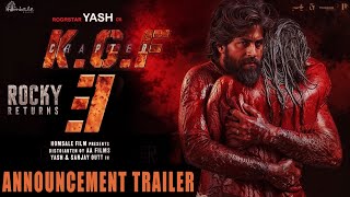 KGF 3  Concept Trailer  Yash Sanjay Dutt Raveena Tandon Srinidhi Prashanth N Concept Trailer [upl. by Magdala]