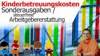 Steuern sparen durch Kinderbetreuungskosten Kindergartenbeiträge AuiPair und Babysitter [upl. by Neo]