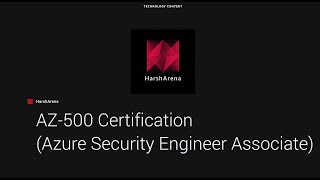 Intro to AZ500 Certification  English [upl. by Pike80]