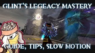 Guild Wars 2 Path of Fire  Glints Legacy Mastery  TIPS ON THE JUMP  SLOW  MOTION [upl. by Namolos683]