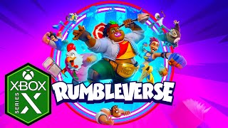 Rumbleverse Xbox Series X Gameplay Review Free to Play Optimized [upl. by Llenhoj]