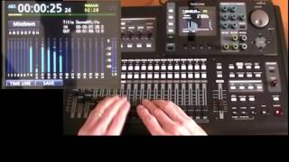 Tascam DP2432SD Tutorial 10 Mixdown amp Mastering [upl. by Pasho]