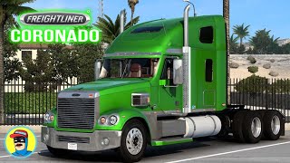 Freightliner Coronado  mod review descarga gratis  ATS 151 [upl. by Htessil]