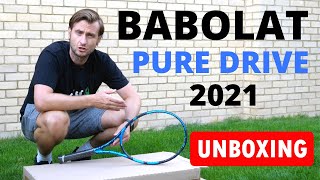 Babolat Pure Drive 2021 Racquet Unboxing and Initial Review  Top Tennis Training [upl. by Ynetsed]