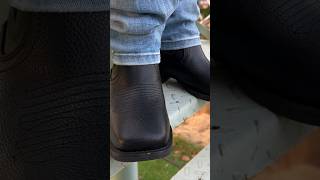 Black Chelsea Boots  Square Toe Cowboy Boots  Men’s Fashion  Men’s Gifts [upl. by Matilda]