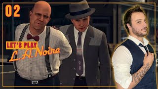 LA NOIRE  LETS PLAY  PART02 REPLAY TWITCH [upl. by Ahsauqal]