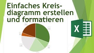 Kreisdiagramm in Excel erstellen  Daten visualisieren in Excel 6 [upl. by Mariko]