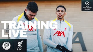 Live Training Liverpool Prepare For Girona  UEFA Champions League [upl. by Esinek]