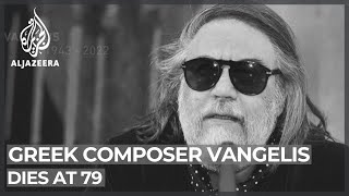 Greek composer Vangelis dies aged 79 [upl. by Kandace]