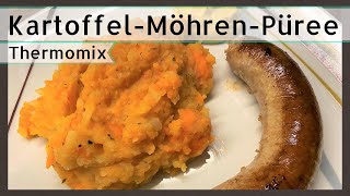 KartoffelMöhrenPüree aus dem Thermomix  Schnell gesund kochen [upl. by Dlorad]