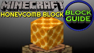 Honeycomb Block  Minecraft Block Guide [upl. by Maurita]