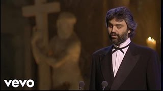 Andrea Bocelli  Ave Maria Live From Basilica Di Santa Maria Sopra Minerva Italy  1999 [upl. by Heda409]