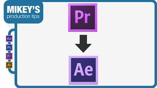 Quickly send a clip from Premiere pro to After Effects [upl. by Mathian]