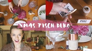 Weihnachtliche Tischdeko amp meine Traditionen Interieur Haul [upl. by Selegna424]