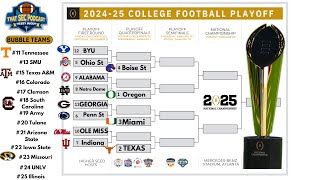 College Football Playoff Reveal amp Reactions  Week 13 SEC Preview [upl. by Ahsimaj]