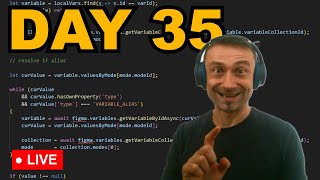 Day 35 of live coding a Figma plugin [upl. by Calisa]