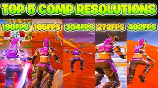 Best 5 Stretched Resolutions in Fortnite Season 3 INSANE FPS BOOST [upl. by Merridie]