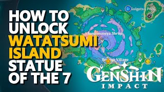 How to unlock Watatsumi Island Genshin Impact [upl. by Neelac625]