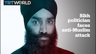 Sikh politician faces antiMuslim attack in Canada [upl. by Berny]