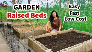 How to Build Raised Garden Beds Cheap and Easy  DIY Raised Garden Bed [upl. by Chaffin898]