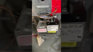 Coleman mobile home heater how to light the pilot Step by step in description [upl. by Annat]