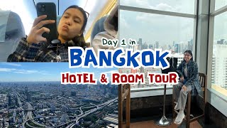 BAIYOKE SKY HOTEL amp ROOM TOUR IN BANGKOK  ItsVhida [upl. by Fredelia]