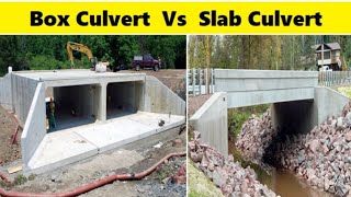 Box Culvert vs Slab Culvert by Civil Engineers  What is Box and Slab Culvert in Civil Engineering [upl. by Inal130]