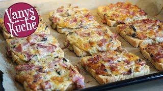 Pizzatoasts einfach lecker [upl. by Rohpotsirhc]