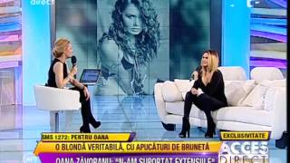 Schimbare de look Oana Zavoranu sa facut blonda  Acces Direct 18022013 [upl. by Garlan]