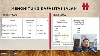 menghitung kapasitas jalanbagian1 [upl. by Atoel]