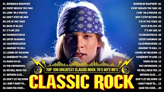 Aerosmith Nirvana ACDC Queen Bon Jovi Scorpions Guns N Roses🔥Best Classic Rock Of 70s 80s 90s [upl. by Albion974]