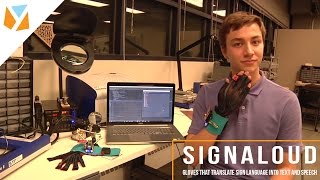 SignAloud Gloves that translate sign language to voice [upl. by Mojgan]